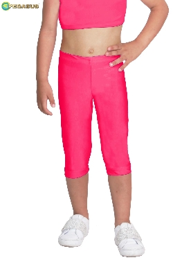 LEGGINS DANZA LYCRA TRE QUARTI FUCSIA BABY